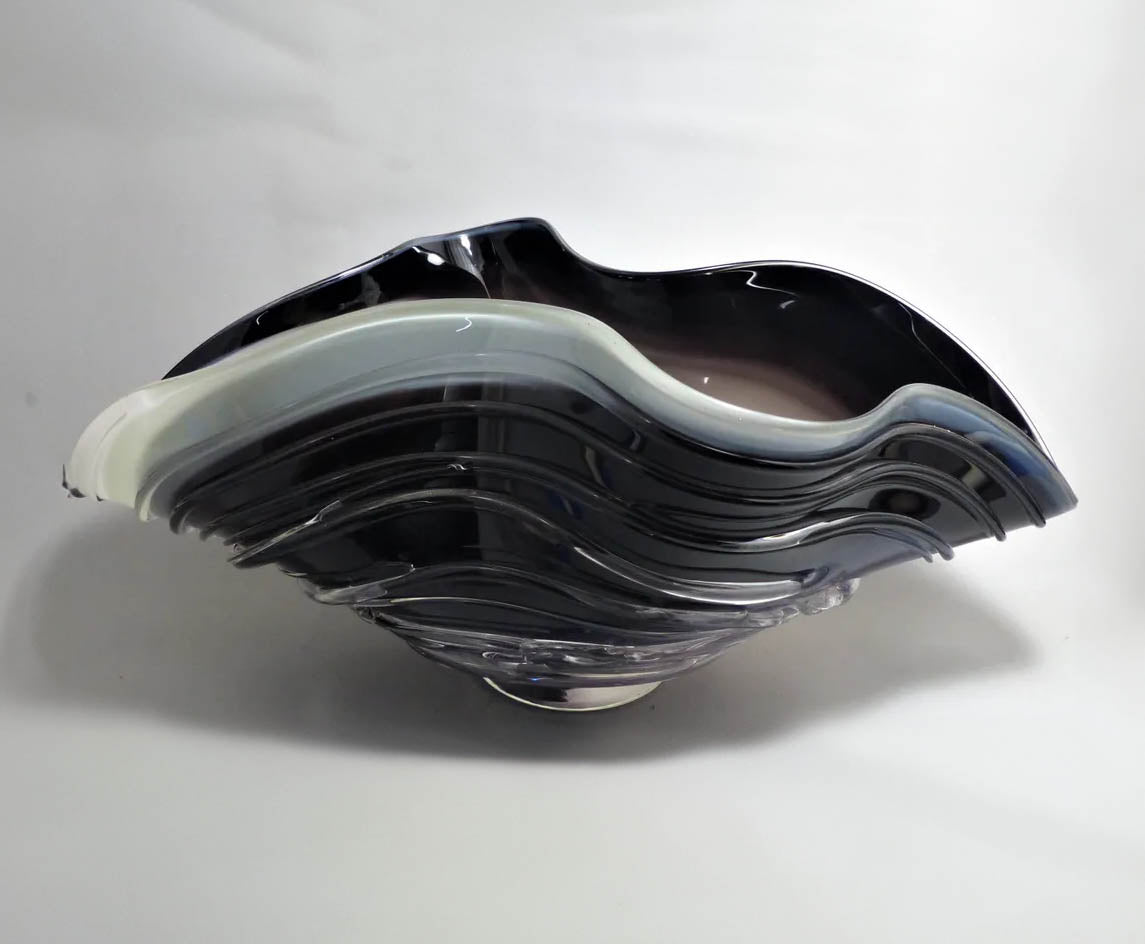 Midnight Folded Bowl