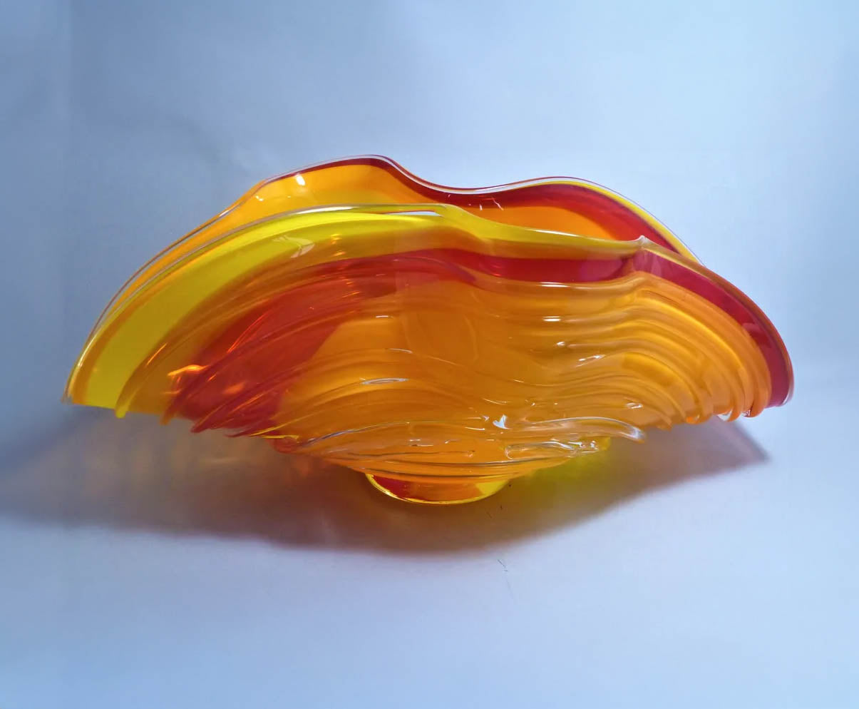 Sunset Folded Bowl